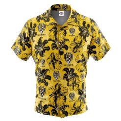 AFL Richmond Tigers Floral Hawaiian Shirt V2