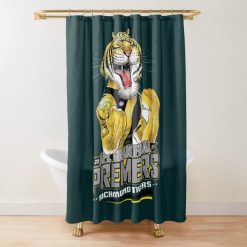 AFL Richmond Tigers Green Grand Final Premiers Shower Curtain