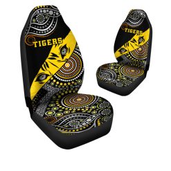 Alternative view of AFL Richmond Tigers Indigenous Car Seat Covers