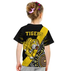 Alternative view of AFL Richmond Tigers Indigenous Kids T-Shirt