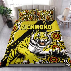 AFL Richmond Tigers Indigenous Yellow Doona Cover