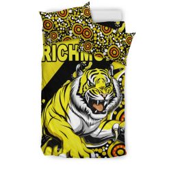 Alternative view of AFL Richmond Tigers Indigenous Yellow Doona Cover