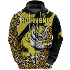 AFL Richmond Tigers Indigenous Zip Up Hoodie
