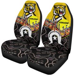 Alternative view of AFL Richmond Tigers NAIDOC Week Indigenous Car Seat Covers