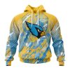 NFL Arizona Cardinals Childhood Cancer Pullover Hoodie