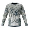 NFL Arizona Cardinals Custom Name Number Honor US Air Force Veterans Sweatshirt