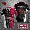 NFL Arizona Cardinals Custom Name Special Half Tone Mascot Hawaiian Shirt