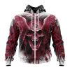 NFL Arizona Cardinals Kits With Skull Zip Up Hoodie