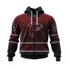 NFL Atlanta Falcons Custom Name Number Native With Samoa Culture Zip Up Hoodie