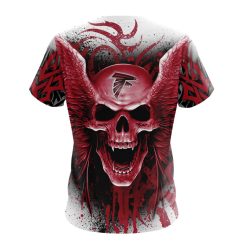 Alternative view of NFL Atlanta Falcons Kits With Skull T-Shirt