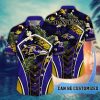 NFL Baltimore Ravens Custom Name Flower Summer Tropical Hawaiian Shirt