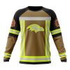 NFL Baltimore Ravens Custom Name Number Firefighter Uniform Sweatshirt