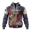 NFL Baltimore Ravens Custom Name Number Mandalorian And Baby Yoda Pullover Hoodie