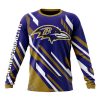 NFL Baltimore Ravens Custom Name Number MotoCross Concept Sweatshirt