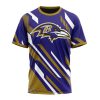 NFL Baltimore Ravens Custom Name Number MotoCross Concept T-Shirt