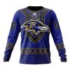 NFL Baltimore Ravens Custom Name Number Native Concepts Sweatshirt