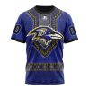 NFL Baltimore Ravens Custom Name Number Native Concepts T-Shirt