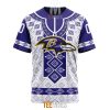 NFL Baltimore Ravens Custom Name Number Native Pattern T-Shirt