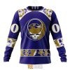 NFL Baltimore Ravens Custom Name Number Special Grateful Dead Sweatshirt