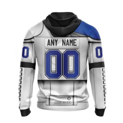Alternative view of NFL Buffalo Bills Custom Name Number Star Wars Zip Up Hoodie