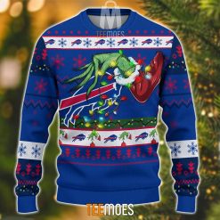 Alternative view of NFL Buffalo Bills Grinch’s Hand Ugly Christmas Sweater