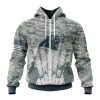 NFL Carolina Panthers Custom Name Number Honor US Air Force Veterans Zip Up Hoodie