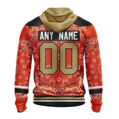 Alternative view of NFL Chicago Bears Custom Name Number Classic Style Pullover Hoodie