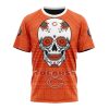 NFL Chicago Bears Custom Name Number Kits For Dia De Muertos T-Shirt