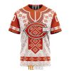 NFL Chicago Bears Custom Name Number Native Pattern T-Shirt