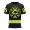 NFL Chicago Bears Custom Name Number Special FireFighter Uniform T-Shirt