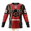 NFL Chicago Bears Custom Name Number Spider Man Sweatshirt