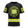 NFL Cincinnati Bengals Custom Name Number Special FireFighter Uniform T-Shirt