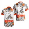 NFL Cleveland Browns Special Floral Hawaiian Shirt