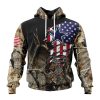 NFL Dallas Cowboys Custom Name Number Camo Realtree Hunting Pullover Hoodie