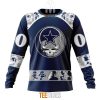 NFL Dallas Cowboys Custom Name Number Grateful Dead Sweatshirt