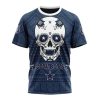 NFL Dallas Cowboys Custom Name Number Kits For Dia De Muertos T-Shirt