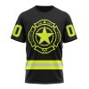 NFL Dallas Cowboys Custom Name Number Special FireFighter Uniform T-Shirt