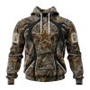 NFL Dallas Cowboys Custom Name Number Special Hunting Camo Pullover Hoodie