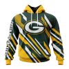 NFL Green Bay Packers Custom Name Number MotoCross Concept Pullover Hoodie