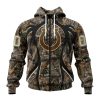 NFL Indianapolis Colts Custom Name Number Special Hunting Camo Zip Up Hoodie