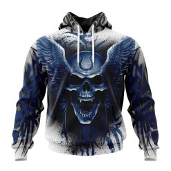 NFL Indianapolis Colts Special Kits With Skull Pullover Hoodie