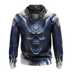 Alternative view of NFL Indianapolis Colts Special Kits With Skull Pullover Hoodie