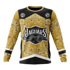 NFL Jacksonville Jaguars Custom Name Number Classic Style Sweatshirt