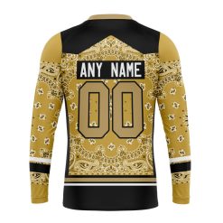 Alternative view of NFL Jacksonville Jaguars Custom Name Number Classic Style Sweatshirt