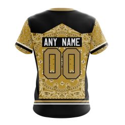 Alternative view of NFL Jacksonville Jaguars Custom Name Number Classic Style T-Shirt
