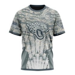 NFL Jacksonville Jaguars Custom Name Number Honor US Air Force Veterans T-Shirt