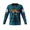 NFL Jacksonville Jaguars Custom Name Number Native With Samoa Culture Sweatshirt