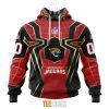 NFL Jacksonville Jaguars Custom Name Number Spider Man Pullover Hoodie