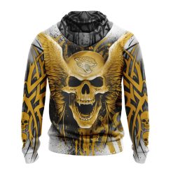 Alternative view of NFL Jacksonville Jaguars Kits With Skull Art Zip Up Hoodie
