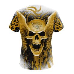 Alternative view of NFL Jacksonville Jaguars Kits With Skull Art T-Shirt